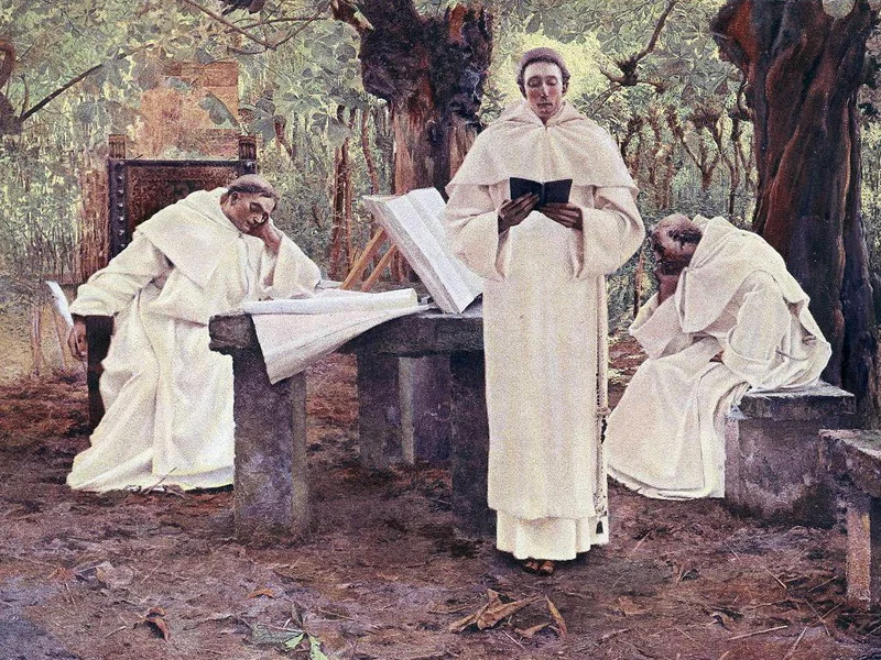 1865-Frank DuMond - Vita monastica